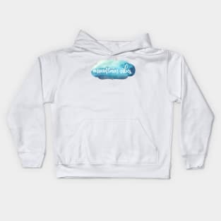 mountain vibes Kids Hoodie